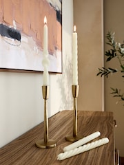 Ivory Unfragranced Tapers Set of 4 - Image 1 of 4