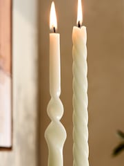 Ivory Unfragranced Tapers Set of 4 - Image 3 of 4