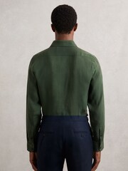Reiss Kale Green Ruban Shirt - Image 5 of 6