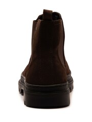 Off The Hook Brown Harrison Suede Leather Formal Chelsea Boots - Image 5 of 6