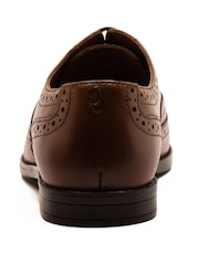 Braun - Off The Hook Waldew Leather Lace-Up Formal Brogue Shoes - Bild 4 von 6