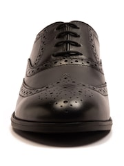 Schwarz - Off The Hook Waldew Leather Lace-Up Formal Brogue Shoes - Bild 6 von 6