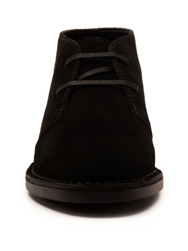 Black Suede Chukka Boots Next Mens Suede Boots Men Ankle-Length - Main Image