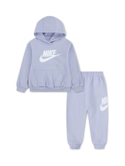 Nike Blue Dark Little Kids Club Fleece Tracksuit Set - Image 1 of 5