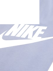 Nike Blue Dark Little Kids Club Fleece Tracksuit Set - Image 4 of 5