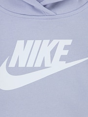 Nike Blue Dark Little Kids Club Fleece Tracksuit Set - Image 5 of 5