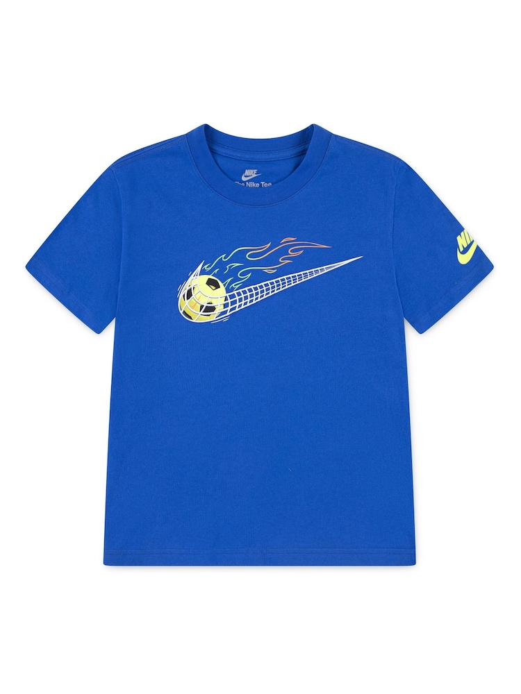 Nike Blue Little Kids Football T-Shirt - Image 1 of 4