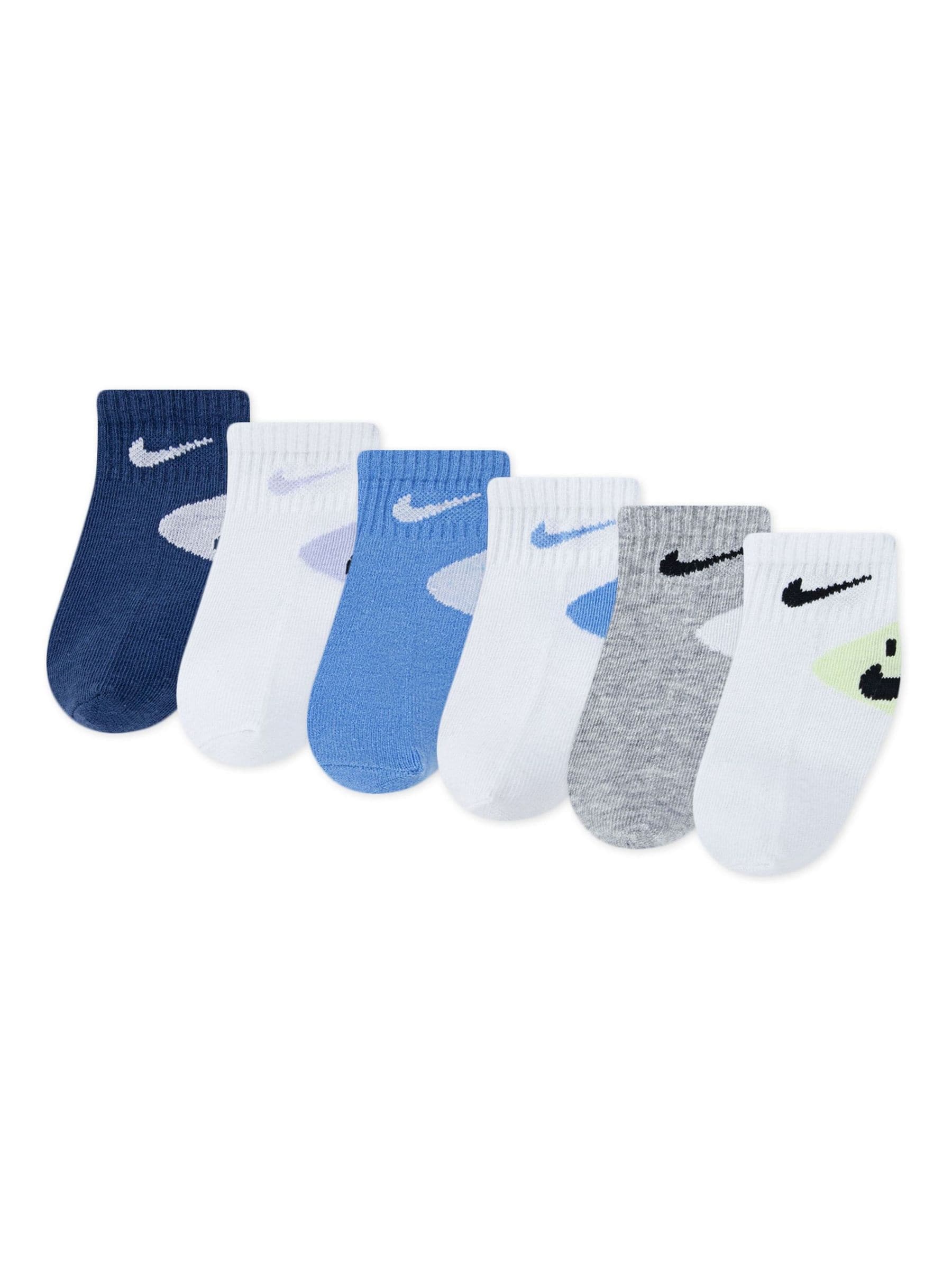 nike blue ankle socks