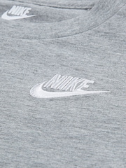 Nike Blue Little Kids Small Logo T-Shirt and Shorts Set - Image 4 of 4