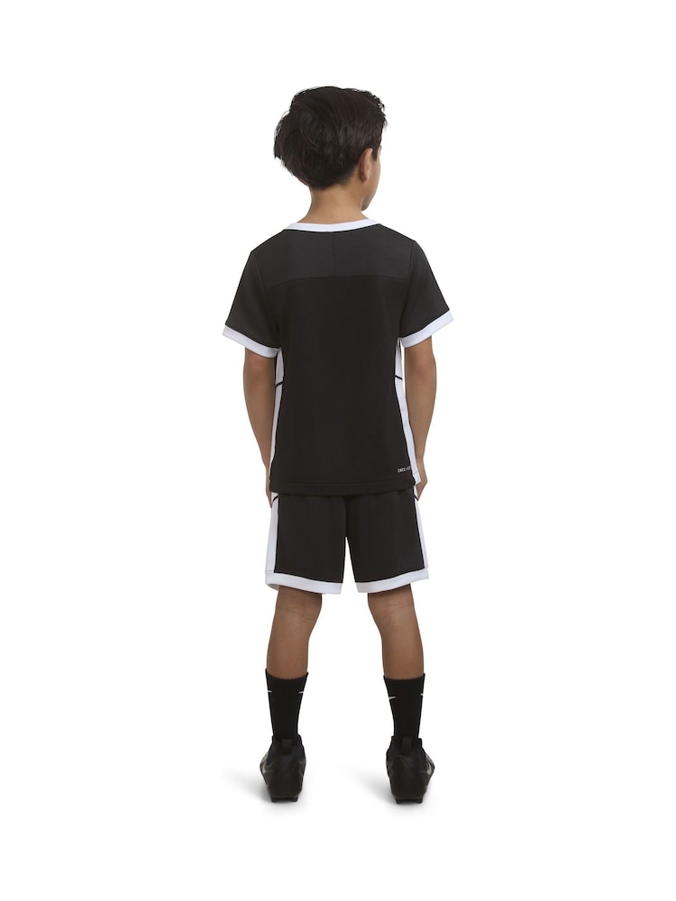 Nike Black Little Kids Dri-FIT Academy T-Shirt and Shorts Set - Image 2 of 10