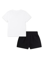Nike Black Infant Small Logo T-Shirt and Shorts Set - Image 2 of 4