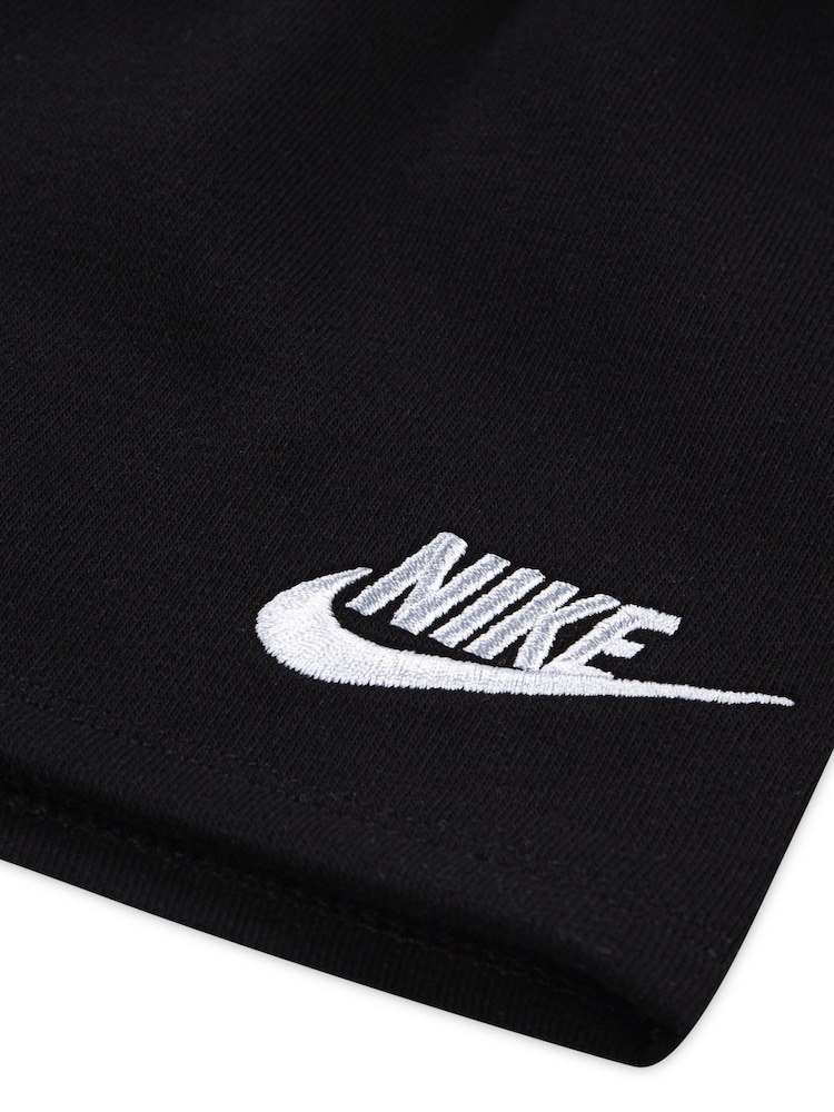 Nike Black Infant Small Logo T-Shirt and Shorts Set - Image 4 of 4 Nike Black Infant Small Logo T-Shirt and Shorts Set - Image 4 of 4