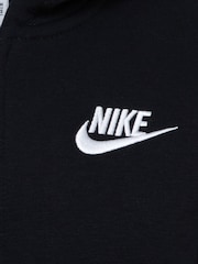 Nike Black Little Kids LBR Zip Through Tracksuit Set - Image 11 of 11