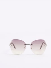 River Island Oversized Sunglasses - Imagem 1 de 5