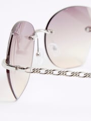 River Island Oversized Sunglasses - Imagem 2 de 5