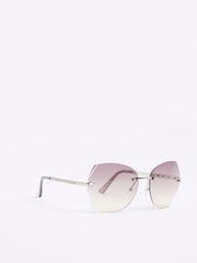 River Island Oversized Sunglasses - Imagem 3 de 5