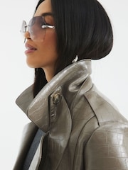 River Island Oversized Sunglasses - Imagem 5 de 5