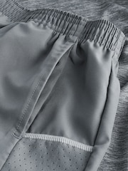 Nike Grey Little Kids DriFIT T-Shirt and Shorts Set - Image 5 of 5