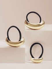 Kitsch Medium Gold Cloud Ponytail Cuff - Image 3 of 5