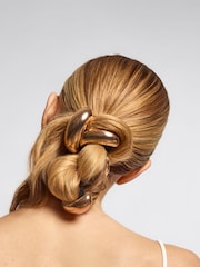 Kitsch Medium Gold Cloud Ponytail Cuff - Image 4 of 5