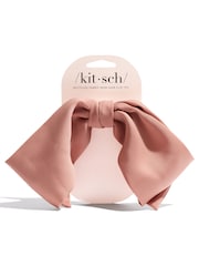 Kitsch Rosewood Bow Hair Clip - Image 1 of 5