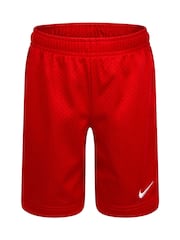 Nike Red Little Kids Mesh Shorts - Image 2 of 6