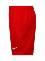 Nike Red Little Kids Mesh Shorts - Image 5 of 6