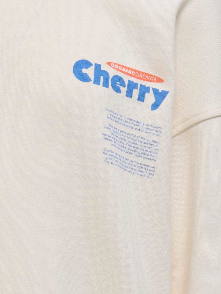 ONLY KIDS Fruit Back Print White Sweatshirt - Image 4 of 4