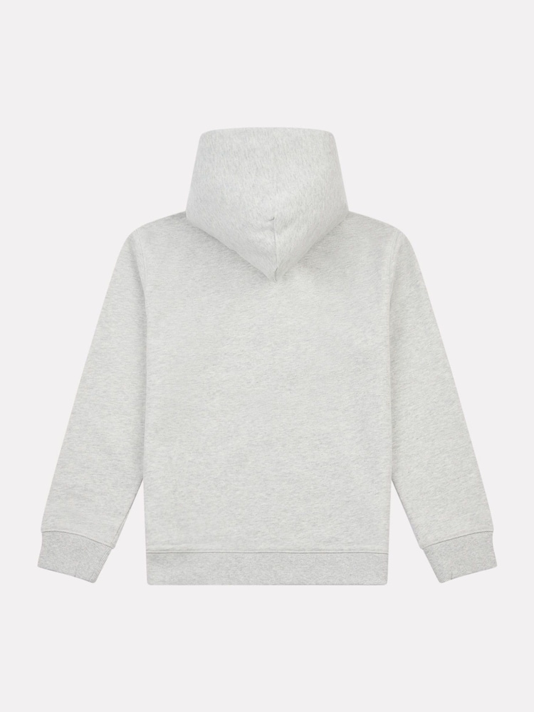 New Balance Grey Kids Small French Terry Logo Zip Hoodie - Image 2 of 3 New Balance Grey Kids Small French Terry Logo Zip Hoodie - Image 2 of 3