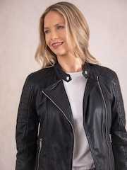 Lakeland Leather Nicola Biker Jacket - صورة 1 من 7