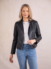 Lakeland Leather Nicola Biker Jacket - صورة 2 من 7