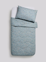 Blue Terrazzo Coverless Duvet Cover and Pillowcase Set - Image 4 of 4