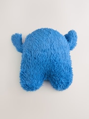 Blue Monster Plush Cushion - Image 3 of 4