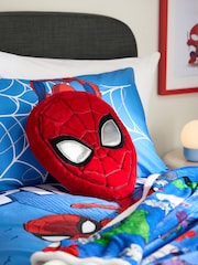 Red Spiderman Head Plush Cushion - Image 1 of 4
