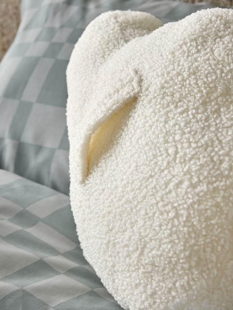 Blue/White Foam Hand Cushion - Image 4 of 4