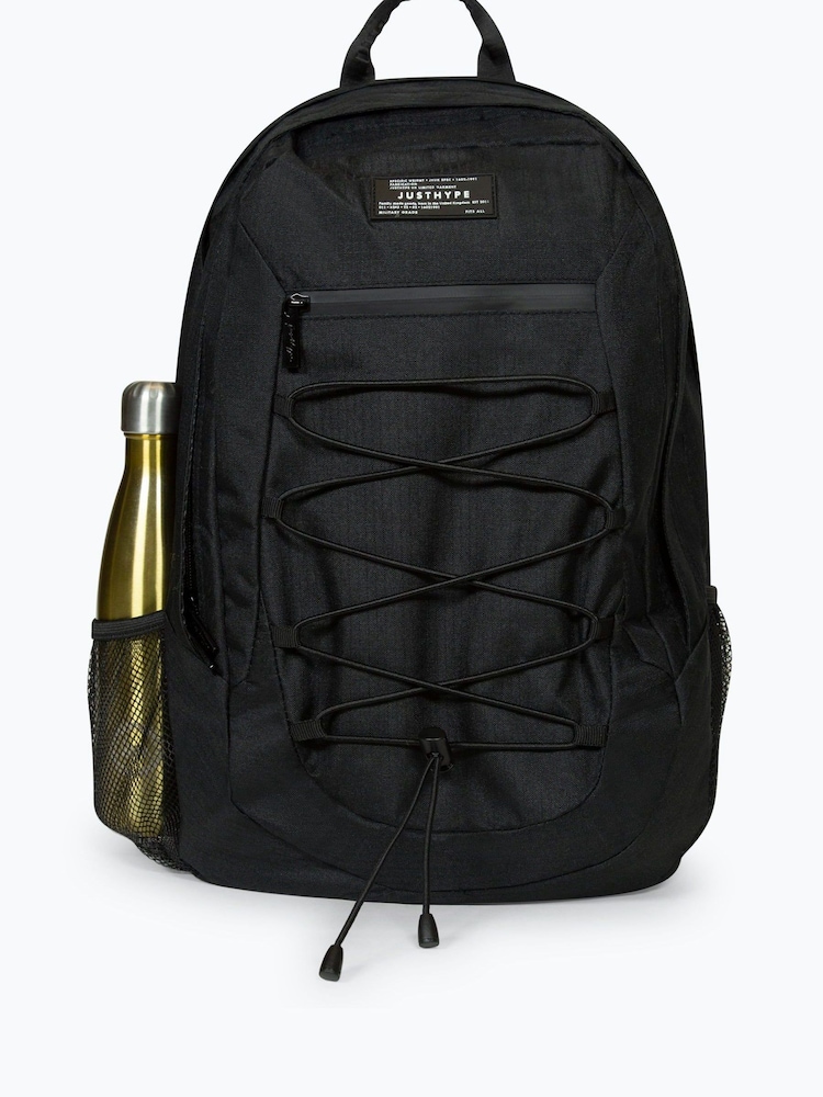 Hype Unisex Maxi Black Backpack - Image 2 of 4