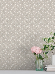 Galerie Bronze Brown Spring Blossom Floral Print A4 Wallpaper Sample - Image 1 of 2