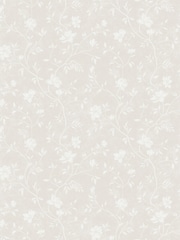 Galerie White Spring Blossom Floral Print A4 Wallpaper Sample - Image 2 of 2