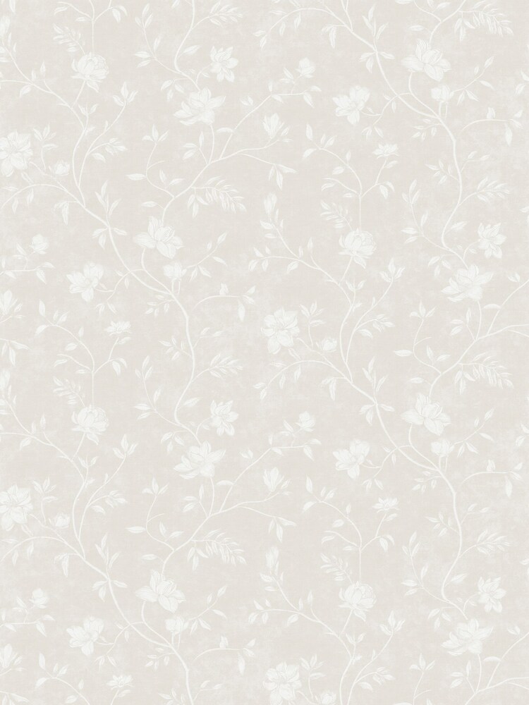 Galerie White Spring Blossom Floral Print A4 Wallpaper Sample - Image 2 of 2