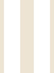 Style Sisters Beige Wide Stripe A4 Wallpaper Sample - Image 2 of 3