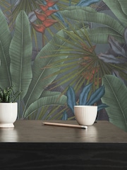 Galerie Purple Welcome Home Tree Leaf A4 Wallpaper Sample - Image 3 of 6