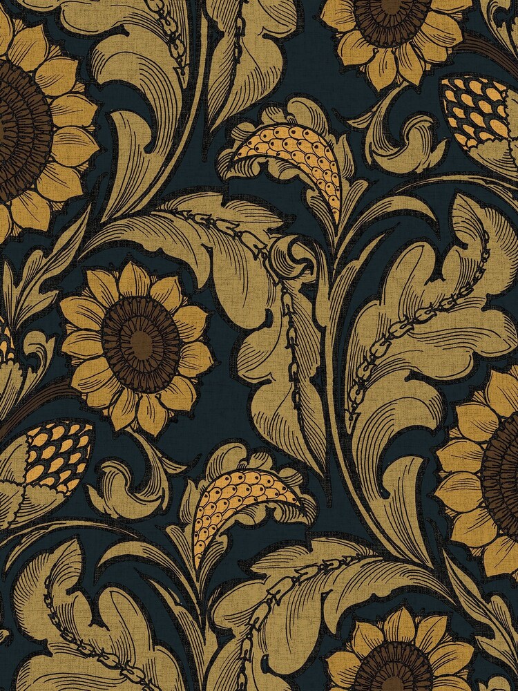 Laurence Llewelyn-Bowen Yellow Sunnyside Up Floral Print A4 Wallpaper Sample - Image 2 of 4 Laurence Llewelyn-Bowen Yellow Sunnyside Up Floral Print A4 Wallpaper Sample - Image 2 of 4