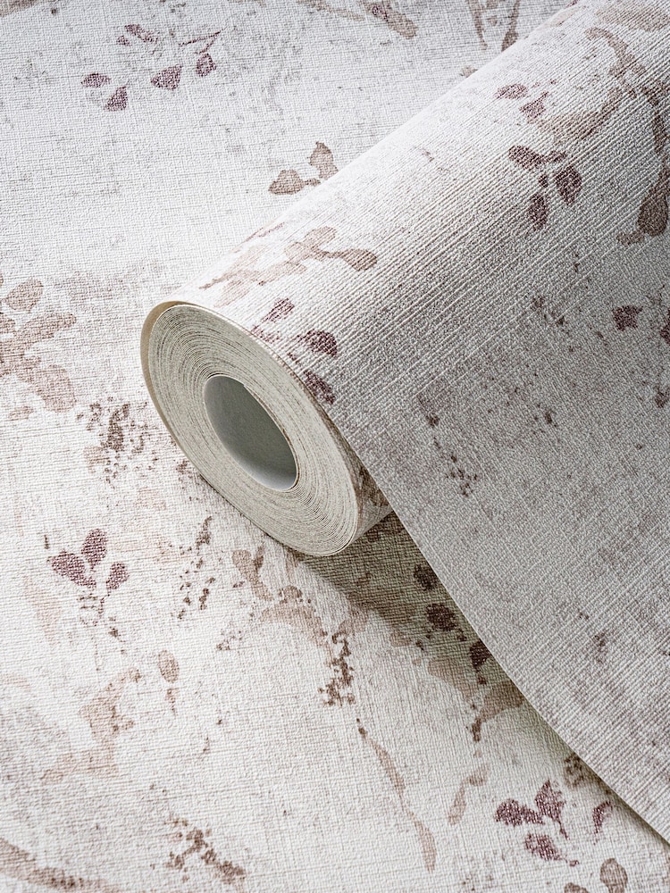 Galerie Cream Welcome Home Tree Leaf A4 Wallpaper Sample - Image 5 of 5