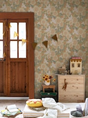 Galerie Yellow Sommarang 2 Floral Print A4 Wallpaper Sample - Image 1 of 2