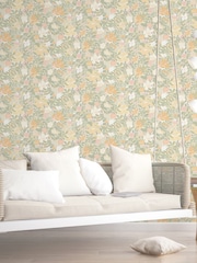 Galerie Green Sommarang 2 Floral Print A4 Wallpaper Sample - Image 1 of 2
