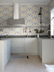 Galerie Red Sommarang 2 Floral Print A4 Wallpaper Sample - Image 1 of 3