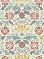 Galerie Red Sommarang 2 Floral Print A4 Wallpaper Sample - Image 2 of 3