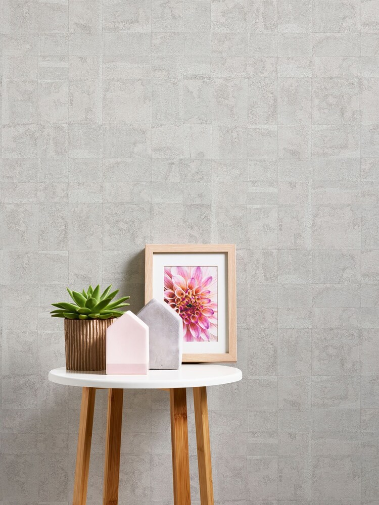 Galerie Beige Welcome Home Tile A4 Wallpaper Sample - Image 2 of 5 Galerie Beige Welcome Home Tile A4 Wallpaper Sample - Image 2 of 5