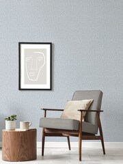Laurence Llewelyn-Bowen Blue Tit Willow Tree Leaf A4 Wallpaper Sample - Image 1 of 4