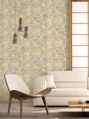 Galerie Green Sommarang 2 Floral Print A4 Wallpaper Sample - Image 1 of 2